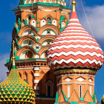 St. Basil’s Cathedral on Red Square, Moscow, Russia
