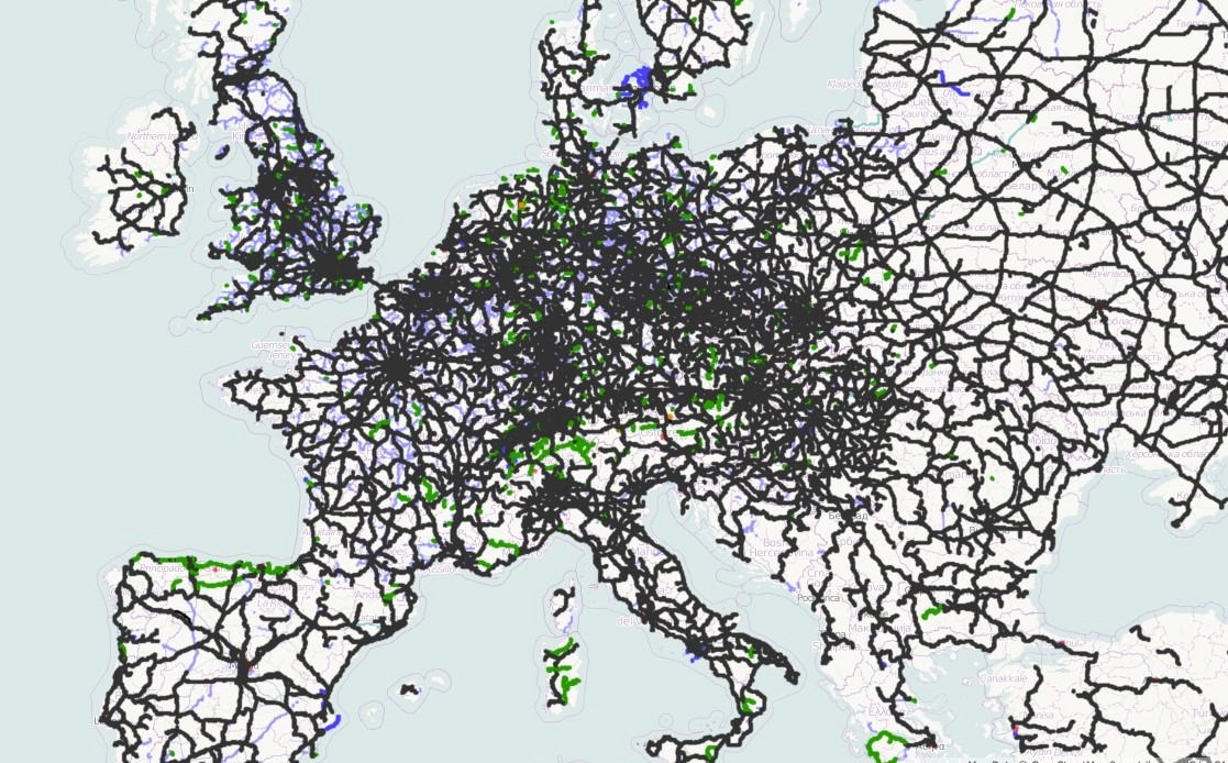 Le reti ferroviarie europee. Con quelle il trasporto dell'energia, l'ossatura fisica dell'unione continentale.