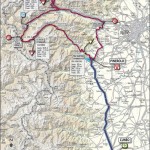 Allegato 3 (Vita N° 10, Giro Gavinelli – FIGURA 3)  Planimetria della storica Tappa alpina, la  Cuneo-Pinerolo