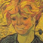 B133 – Vincent Van Gogh, Giovane Biondo con Fiore in Bocca (o ‘Fanciullo con Fiordaliso’), Giugno 1890