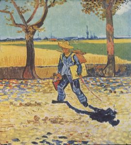 B139-43- Vincent Van-Gogh-Autoritratto-Sulla-Strada-di-Tarasconar-Agosto-1888