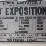 B23 – Manifesto della Ottava (ed ultima) Esposizione degli Impressionisti a Parigi nel 1886