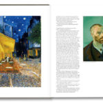 B37 – Un interno del volume delle Lettere vangoghiane con uno degli Autoritratti di Van Gogh e …
