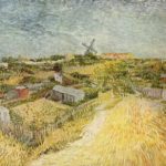 B38 – Vincent Van Gogh, Orti a La Butte di Montmartre, 1887