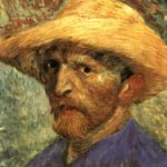 B69 – 25 – Autoritratto con Cappello di Paglia (Rivolto a Sinistra), Settembre 1887, Parigi