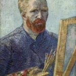 B76 – 32 – Vincent Van Gogh, Autoritratto Davanti al Cavalletto, Gennaio 1888
