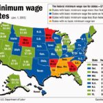 US min wages states