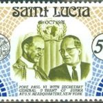Pope-Paul-VI-and-Secretary-General-U-Thant stamp