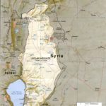 Los Altos del Golán (mapa confeccionado por la CIA)
