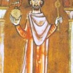 49 – Ignoto Bavarese, Enrico IV del Sacro Romano Impero, miniatura dell’Evangeliario del Santo Emmeram