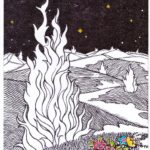 B3 – Mirella Loik, Trittico delle Valli Valdesi – I Fuochi della Libertà (daPaolo Paschetto, i Falò del XVII Febbraio, 1925