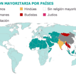 Religion mayoritaria por paises