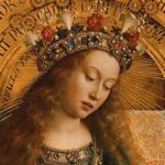 7 – The Virgin Mary from the Ghent Altarpiece, 1432 – Retable de Agneau_mystique