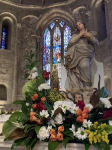 Imagen de la Inmaculada Concepción en la Parroquia de Sant Pere Octavià en el Monasterio de Sant Cugat del Vallès (Foto: Albert Cortina)